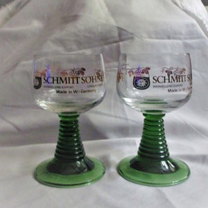 Schmitt Sohne West Germany Cordial Liqueur Wine Glass 4.5 Inches Tall ...