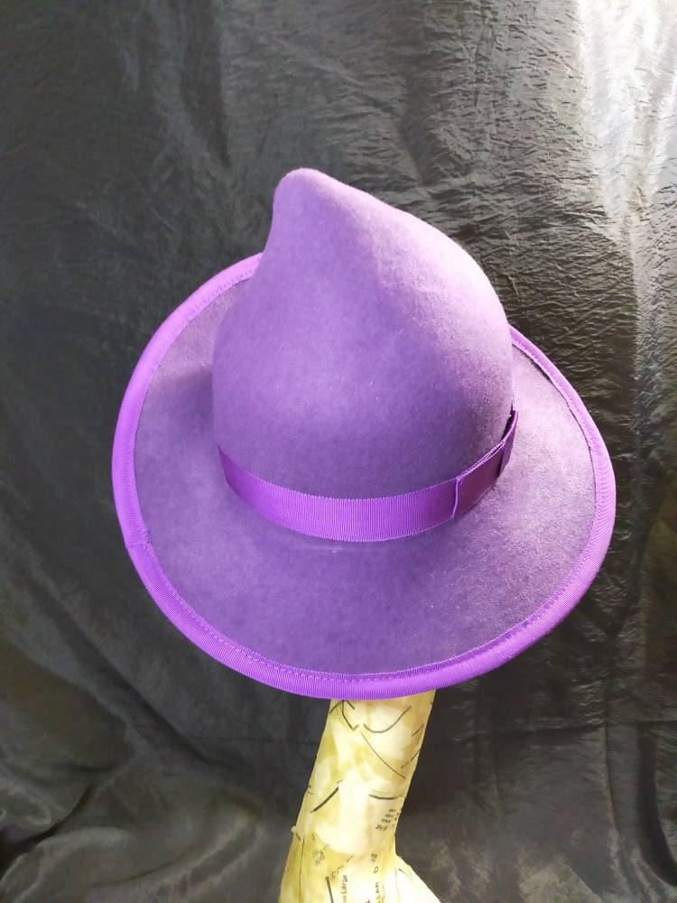 パープルのボーバトンスタイルハット - Etsy 日本