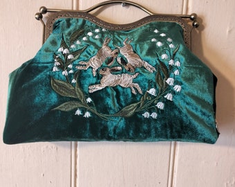 Sac trois lièvres et muguet