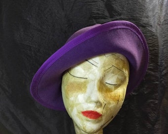 パープルのボーバトンスタイルハット - Etsy 日本