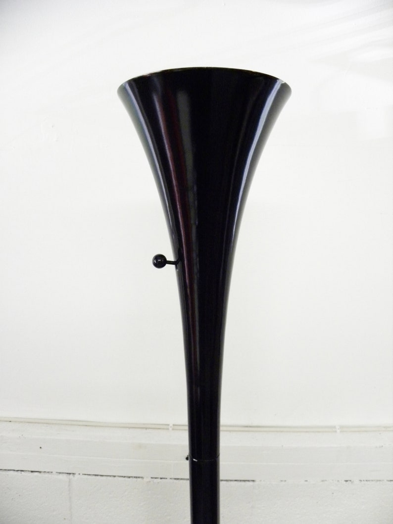 Vintage Heavy Duty Sleek Torchiere Floor Lamp