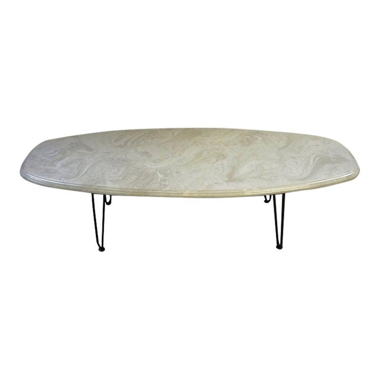 Marble surfboard on sale coffee table