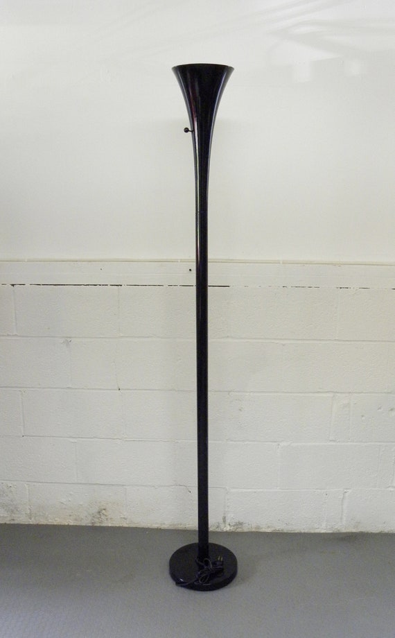 Vintage Heavy Duty Sleek Torchiere Floor Lamp Etsy