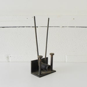 Vintage Mid Century Brutalist Figure Sculpture