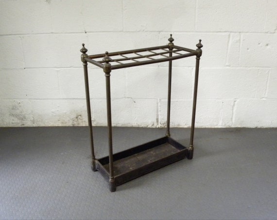 Vintage Mid Century Entryway Umbrella Stand Holder Etsy