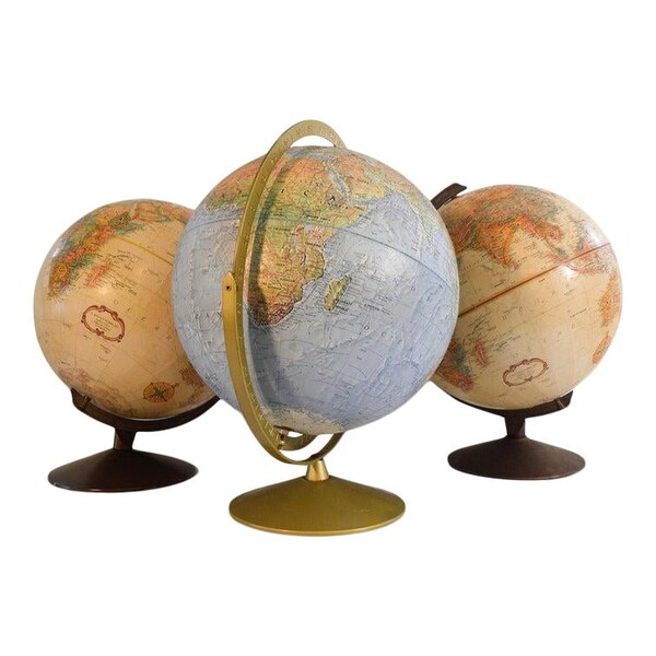 Mid Century Globes Etsy