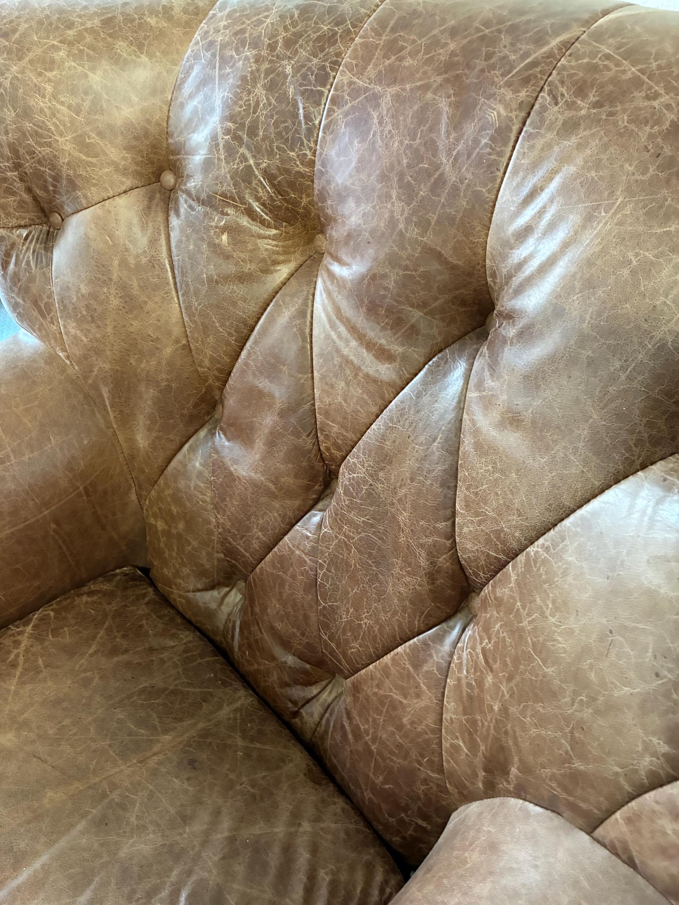 Vintage Leather Library Lounge Chair - Etsy