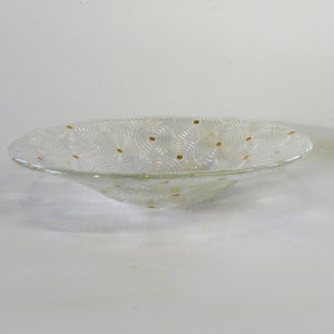 Vintage Mid Century Modern Style Glass Bowl