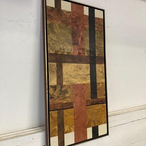 Vintage Mid Century Modern Original Oil Painting