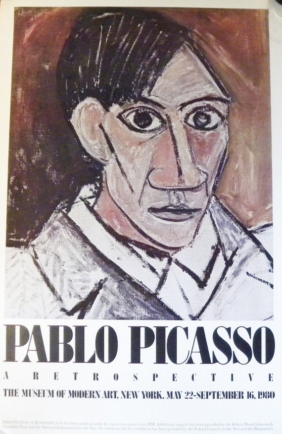 Original Vintage Pablo Picasso Museum of Modern Art