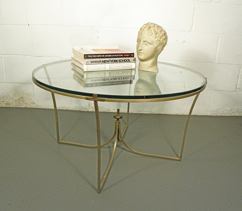 Mid Century Vintage Glass Cocktail Coffee Table - Vintage Mid Century Glass Coffee Table Mid Century Vintage Glass Cocktail Coffee Table - Vintage Mid Century Glass Coffee Table