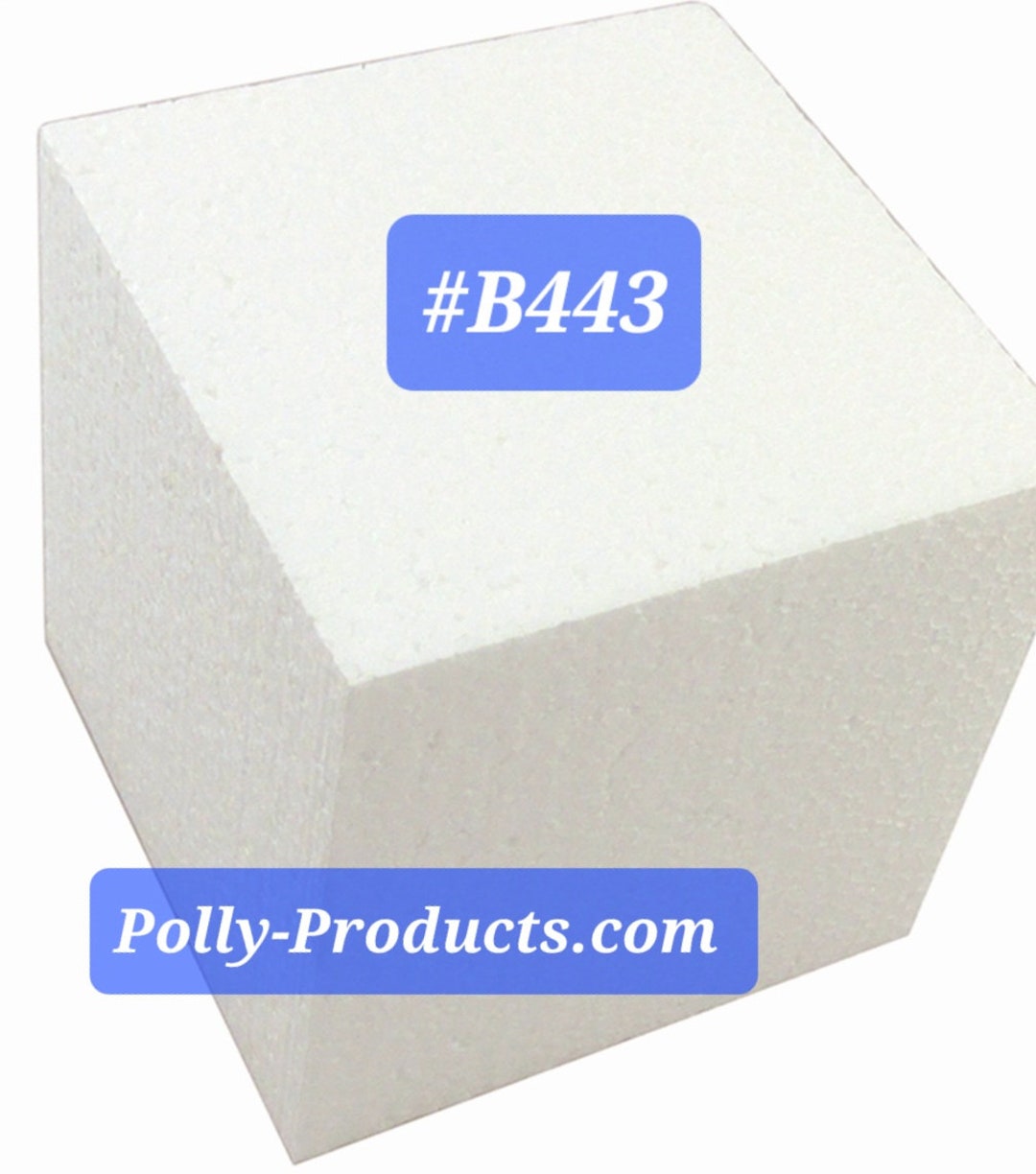 TWO 2 Foam Displaycenterpiececrafters and Artist Sculpting BLOCKS,B443 Polly Products 48 X