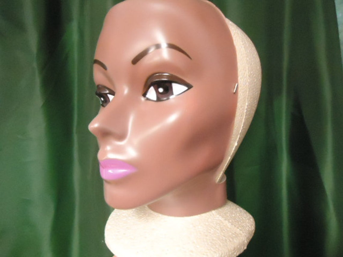Six 6 11H 765W12XPCMD DarkSkin Tone MANNEQUIN HEAD Etsy