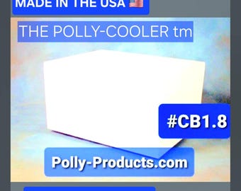 POLLY-COOLER tm #CB1.8, container feestdranken/voedsel, gemaakt in de VS