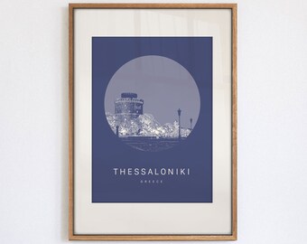 Thessaloniki Greece Customized Print