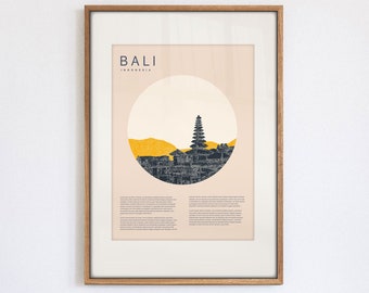 Bali Indonesia Personalized Print