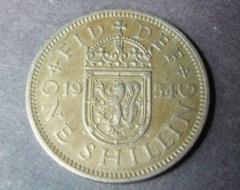 1966年 - 60歳誕生日記念シリング硬貨 - 英国デザイン - エリザベス2世
