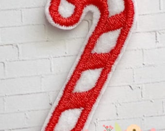 TLS Candy Cane Feltie Embroidery Design