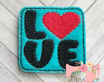 TLS Feltie Love Stamp 1 Embroidery Design