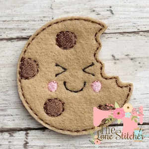 TLS Feltie Cookie with Bite Embroidery Design