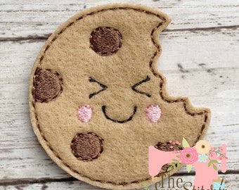 TLS Feltie Cookie with Bite Embroidery Design