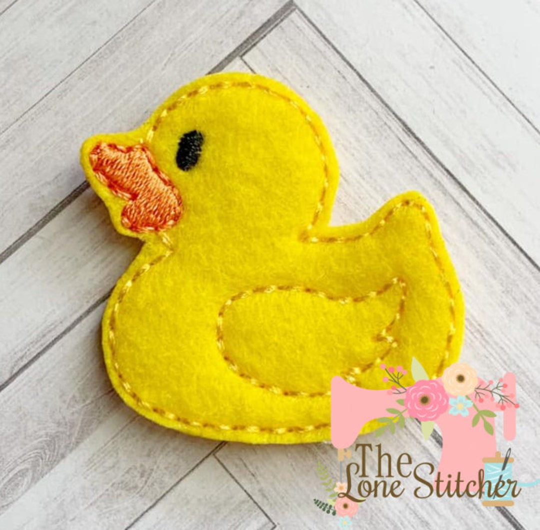 TLS Feltie Rubber Duck Embroidery Design Etsy