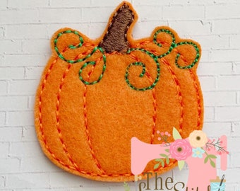 TLS パンプキンスワール フェルト刺繍デザイン