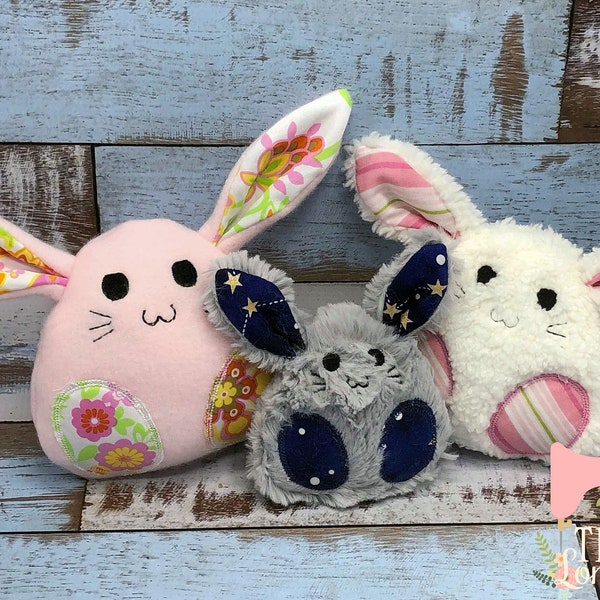 TLS Chubby Bunny Stuffie / gevuld dier / Softie borduurwerk ontwerpen