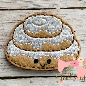 TLS Feltie Kawaii Cinnamon Roll Embroidery Design