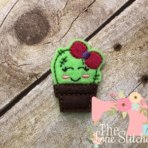 TLS Feltie Happy Cactus Embroidery Design