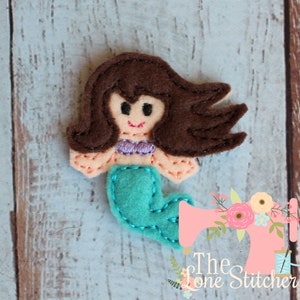 TLS Feltie Mermaid Embroidery Design