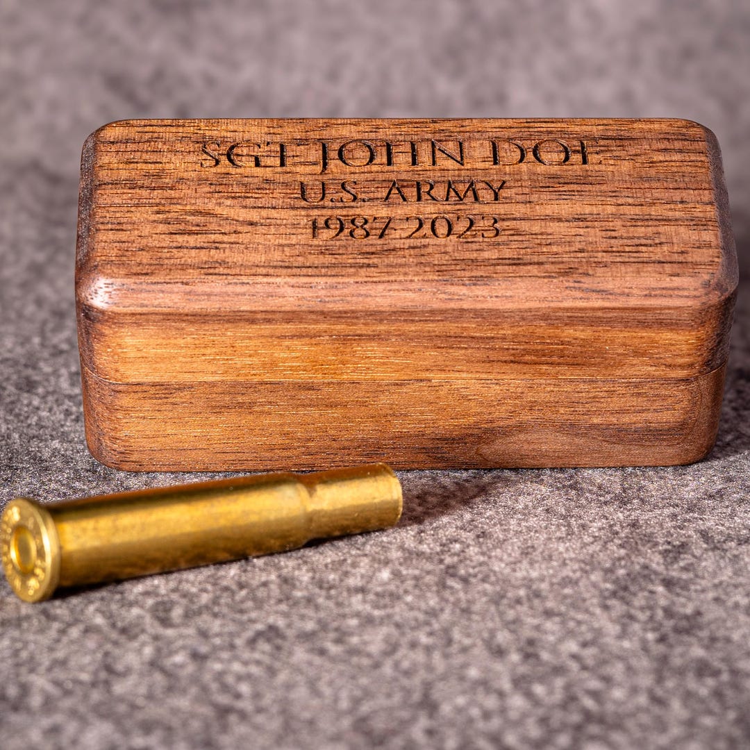 Making A Memorial Shell Memorial Shell Casing Keepsake, Personalized Military Remembrance Box ...
