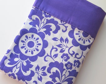 70's Bed Sheet Purple Flower Power TWIN Size Flat MOD 1970's Kids Bedding Sears Made in Canada Clean NEW