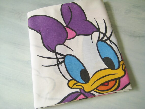 Vintage Disney Pillowcase Daisy Duck Minnie Mouse Mickey