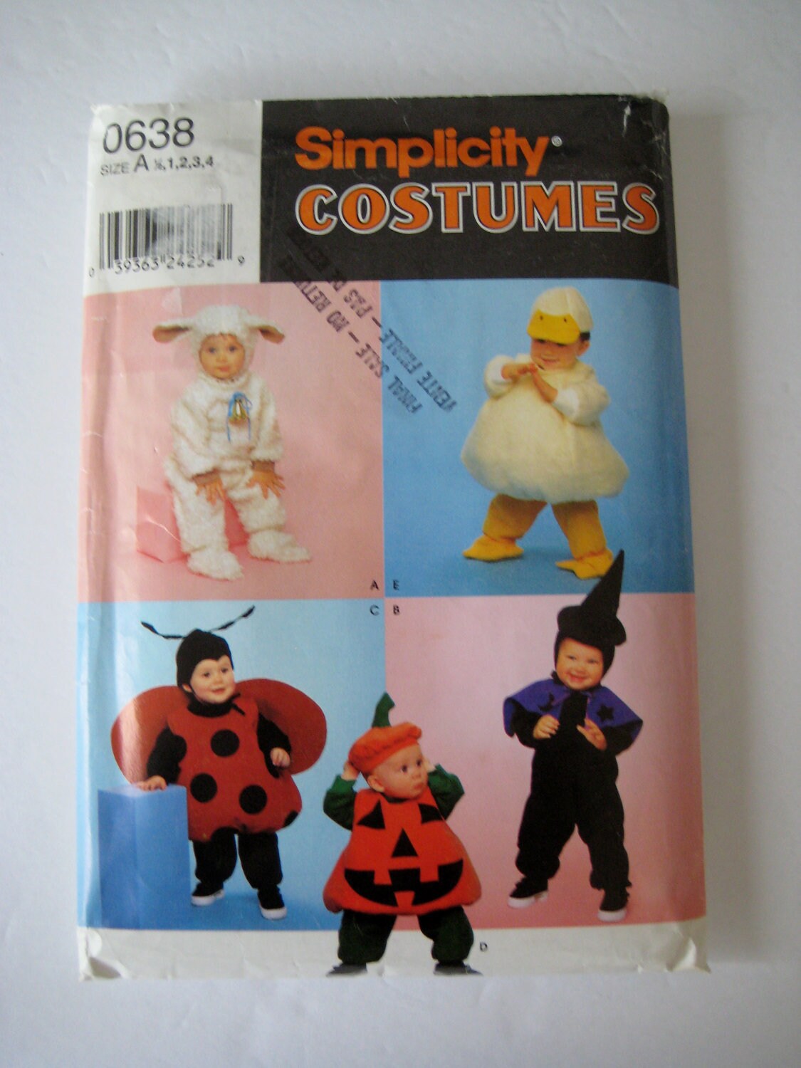 Pumpkin Costume Simplicity 0638 9318 Sewing Pattern Toddler Etsy