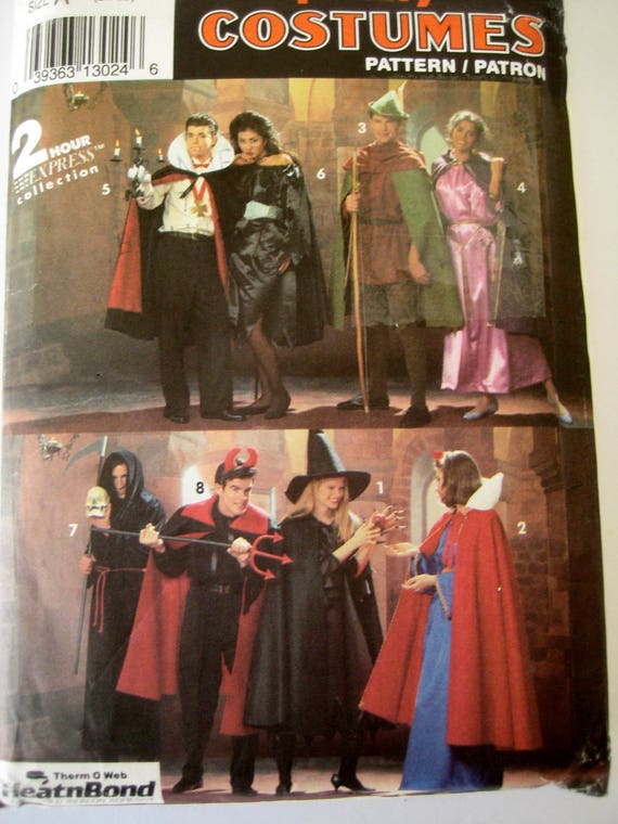 Simplicity The Wizard Of Oz Kids Costume Sewing Patterns Toddler Sizes 1//2-5
