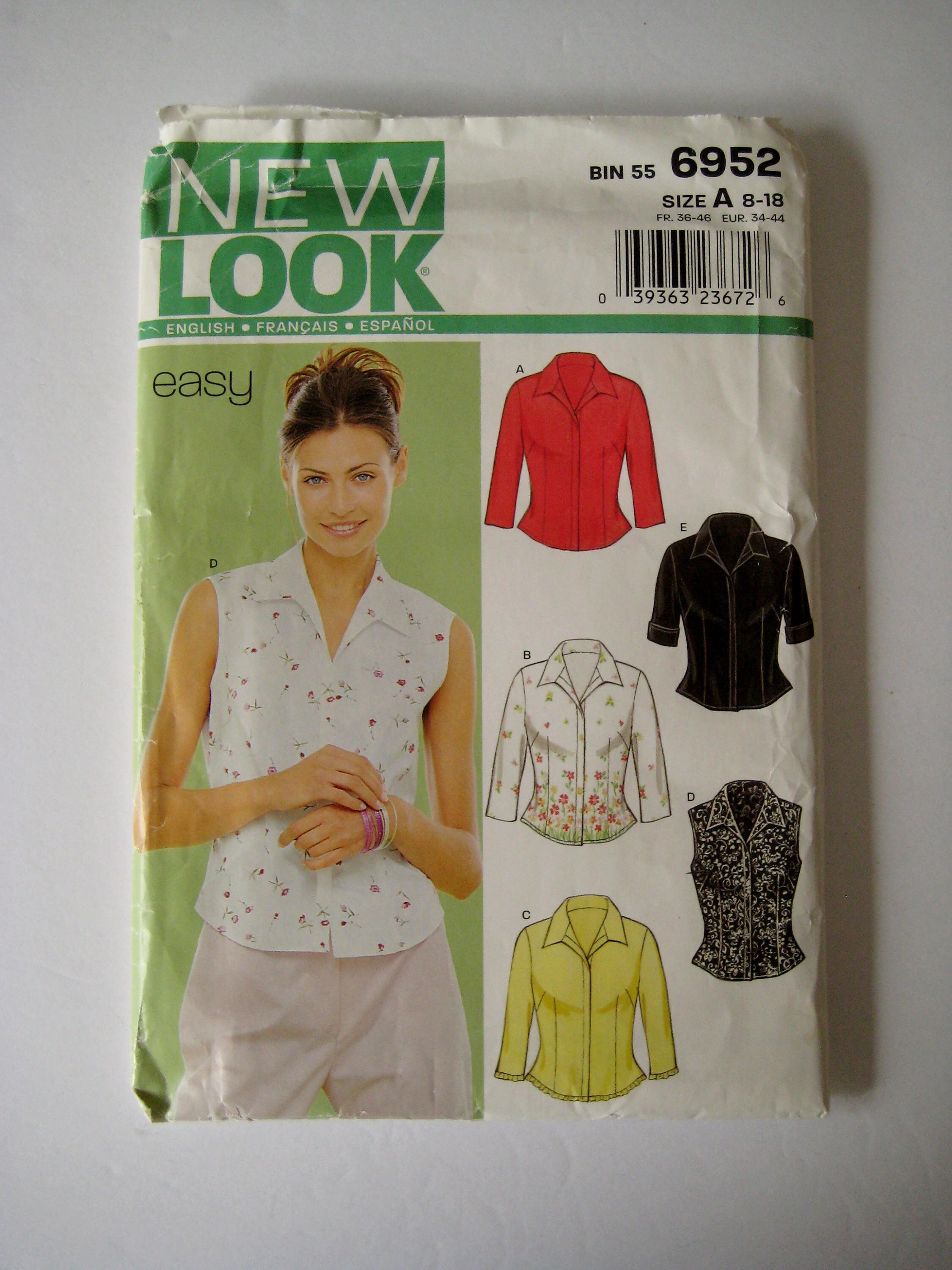 Top With Bust Darts - Etsy