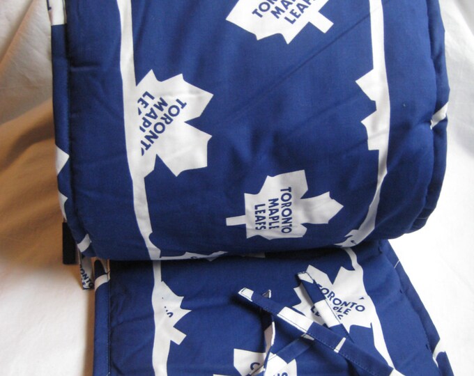 Toronto Maple Leafs Bumper Pad Baby Crib Bedding Blue Official Etsy