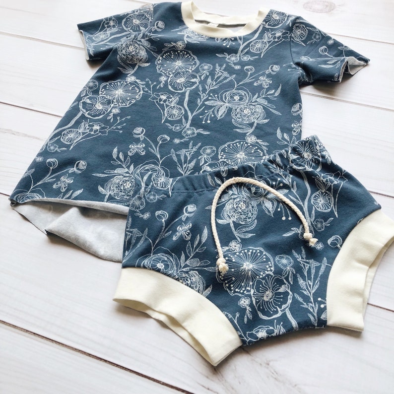 3M-6T Girls Summer Outfit Shorts /& T-Shirt Floral Print Outfit Baby Clothing Set Toddler Clothing Set Kids Summer Outfit