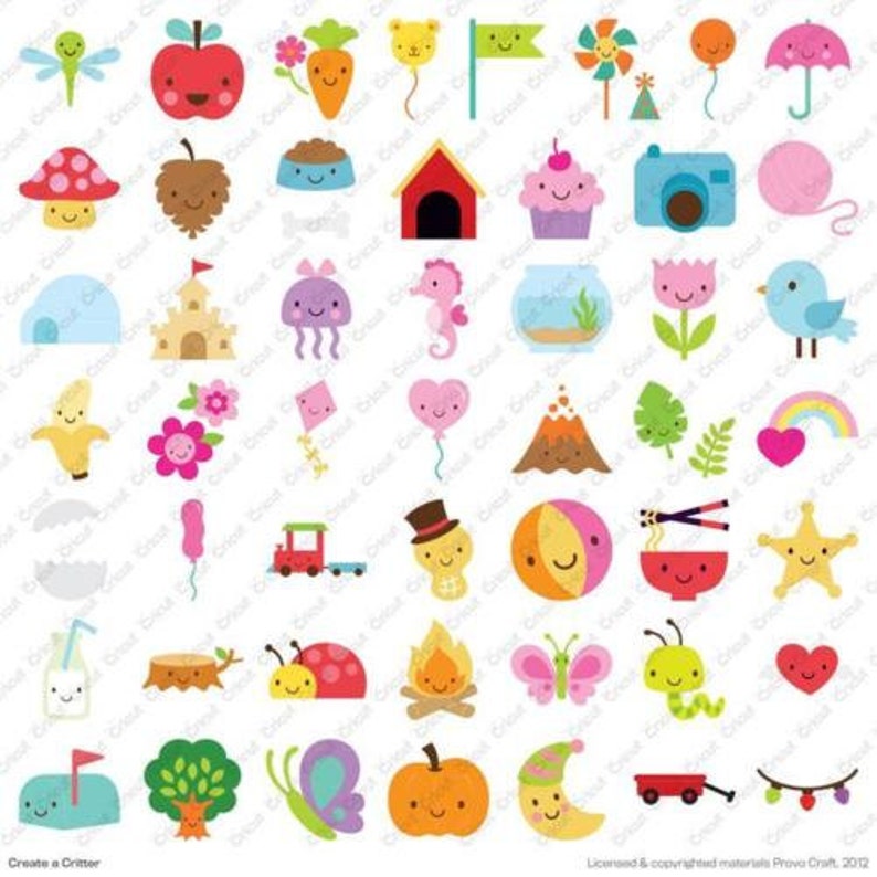 New Cricut Cartridge Create a Critter Etsy