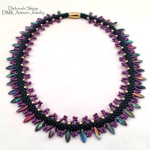 Kumihimo Embellished Necklace Tutorial