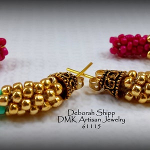 TUTORIAL ONLY - "Kumihimo Post Earrings"