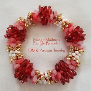 TUTORIAL ONLY - Mango Madness Bangle Bracelet