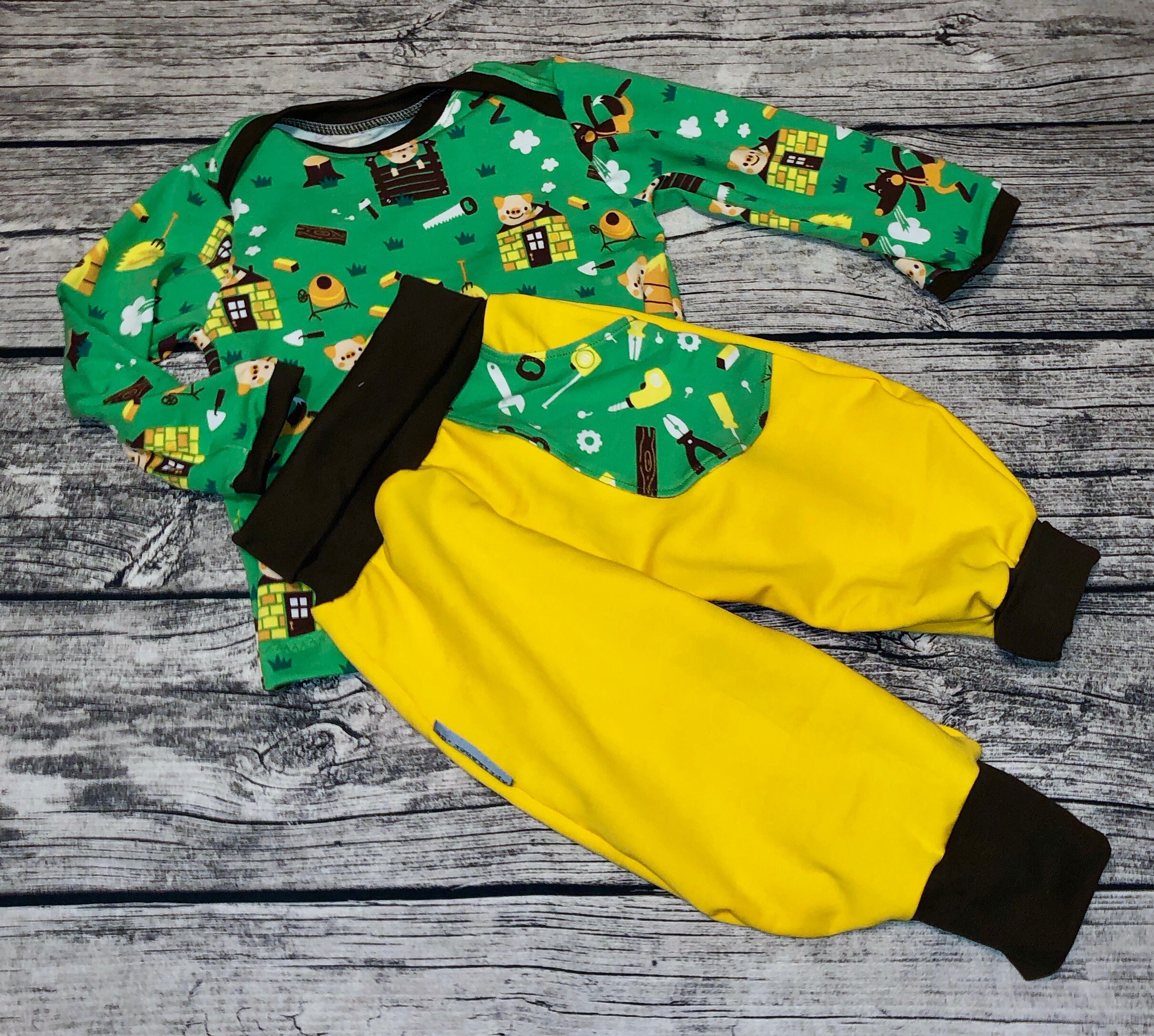 Baby Pants and Shirt in Set Combi Small Pig Size 74/80 SALE Etsy