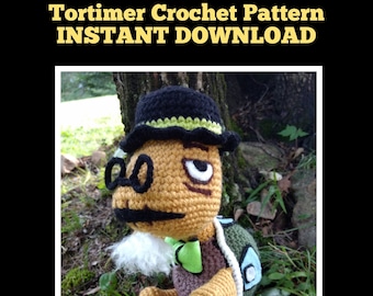 Tortimer the Mayor Crochet Pattern INSTANT DOWNLOAD