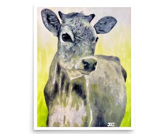 Green Calf by Jill Bearden Poster Print