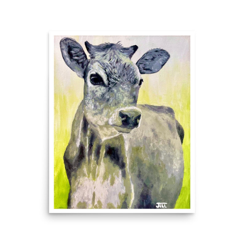 Green Calf by Jill Bearden Poster Print image 1