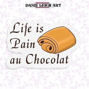 Life is Pain (au chocolat) - grappige sticker