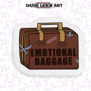 Emotionales Gepäck - Lustiger Sticker