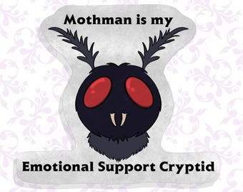 Sticker emotionele steun Cryptid - Mothman